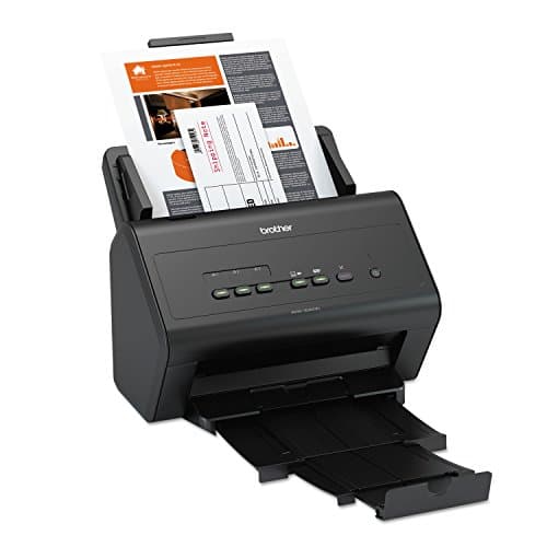 Image of Brother ADS-3000N Document Scanner, USB 3.0/Network, High Speed Business Scanner, Desktop, 2 Sided Scanning, 50PPM, A4 Scanner, Includes AC Adapter, USB Cable and Professional Software, Black