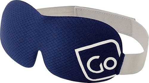 Image of Go Travel The Dreamer Luxury Eye Mask (Dark Blue) and Earplug Set (Ref 733.101)