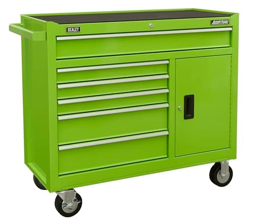 Image of Sealey American PRO® 6 Drawer Rollcab/Tool Chest on Wheels with Ball Bearing Slides - AP4106HV