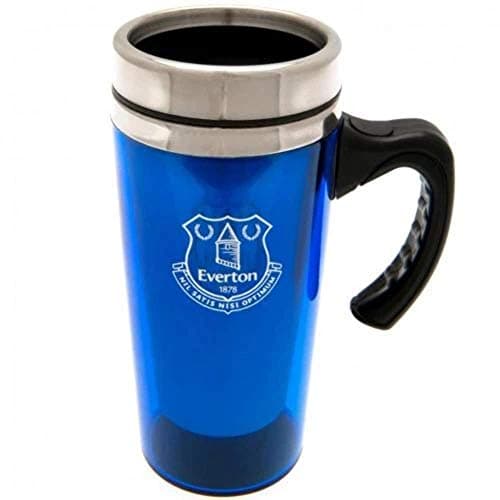Image of Everton F.C. Everton Travel Mug, Blue, black