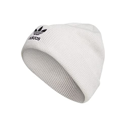 Image of adidas Originals Trefoil Beanie, White - Orbit Grey/Black, One Size