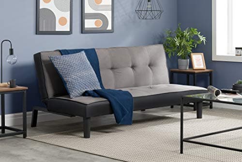 Image of Birlea Aurora Sofabed, Grey Velvet, One Size, AURSBGRV