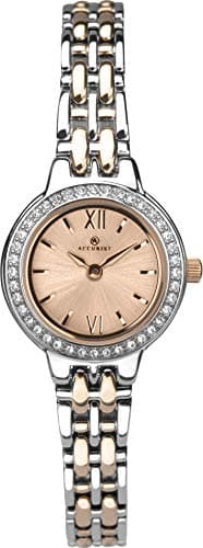 Image of Accurist Womens Analogue Classic Quartz Watch with Brass Strap 8282
