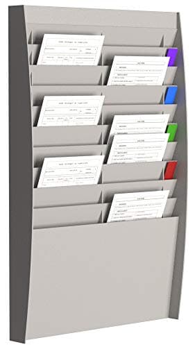 Image of Fast Paper - A4 Document Control Panel 20 Compartments Grey