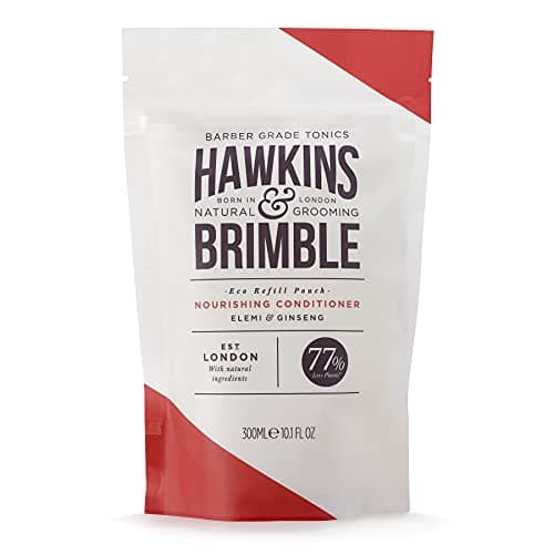 Image of Hawkins & Brimble Conditioner Eco-Refill Pouch - 300ml Haircare For Men And Naturally Fragranced | Eco Friendly Refill Pouches (Conditioner Refill Pouch)