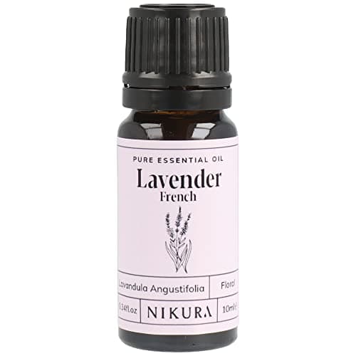 Image of Nikura French Lavender Essential Oil - 10ml | 100% Pure Natural Oils | Lavender Oil For Sleep, Aromatherapy, Diffusers for Home | Vegan & UK Made
