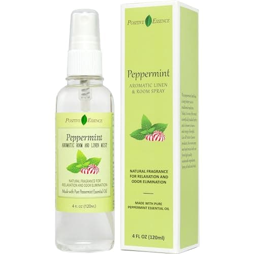Image of Peppermint Room and pillow Spray, Aromatic Pillow Mist Made with Pure Peppermint Essential Oil, Fresh Home and Fabric Fragrance