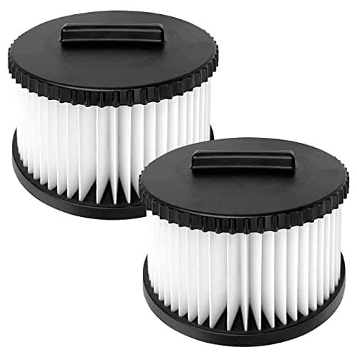 Image of 2 Pack DWV9330 Replacement HEPA Filter Compatible with DEWALT DWV010 (8 Gallon) & DWV012 (12 Gallon) Dust Extractor, Part # DWV9330