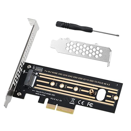Image of MZHOU PCIe 4.0 X4 to M.2 NVMe Adapter for 2280/2260/2242/2230 M.2 M-KEY NVNE SSD