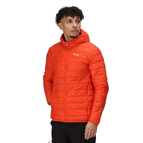 Image of Regatta Mens Hillpack Hooded Lightweight Jacket (XXL) (Rusty Orange)