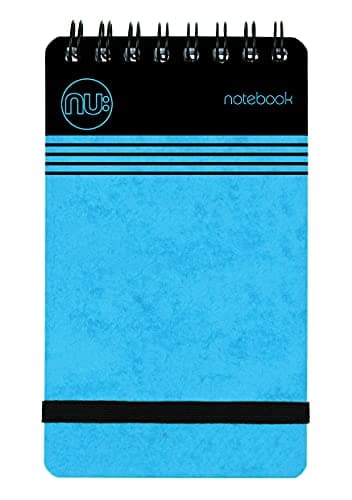 Image of NU: Notebooks - Craze Cloud Range - A7 Blue Notebook - Wirebound Notebook - Stationery Notebooks - Ruled Notepad - 110 Pages