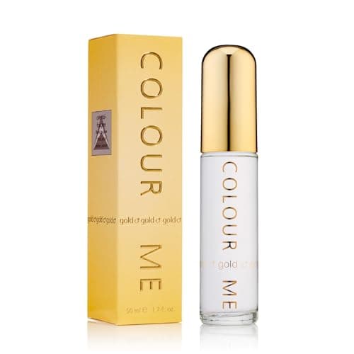 Image of COLOUR ME Gold Homme Perfume for Men. 50ml Eau de Parfum, Luxury Fragrance - Mens Aftershave, Long Lasting Fragrance for Men by Milton-Lloyd