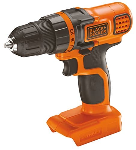 Image of BLACK+DECKER 18V Cordless Drill Driver, 28Nm Torque, 10 Torque Settings, Compact Design, Without Battery and Charger, BDCDD18N-XJ