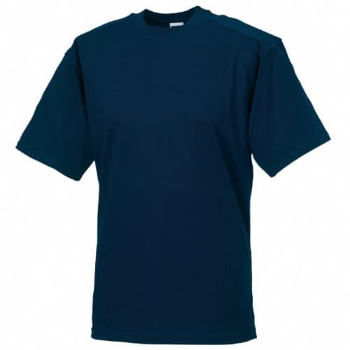 Image of Russell Europe Mens Workwear Short Sleeve Cotton T-Shirt (3XL) (French Navy)
