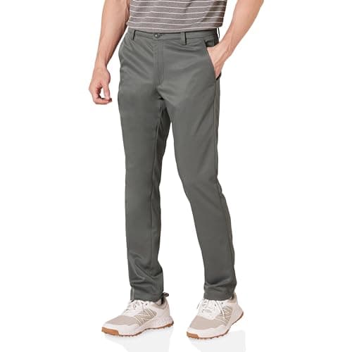Image of Amazon Essentials Men's Slim-Fit Stretch Golf Trouser, Grey, 36W / 32L