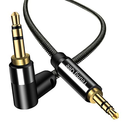 Image of Yeung Qee 3.5mm Aux Cable 1m, 3.5mm Male to Male Stereo Audio Cable Audio Auxiliary Cord for Headphones, Car, Laptops,Android Smart Phones& More (1M/3FT)