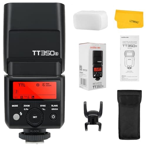 Image of Godox TT350S Camera Flash with 2.4G HSS 1/8000s TTL GN36 Speedlite Compatible for Sony Mirrorless Digital Camera