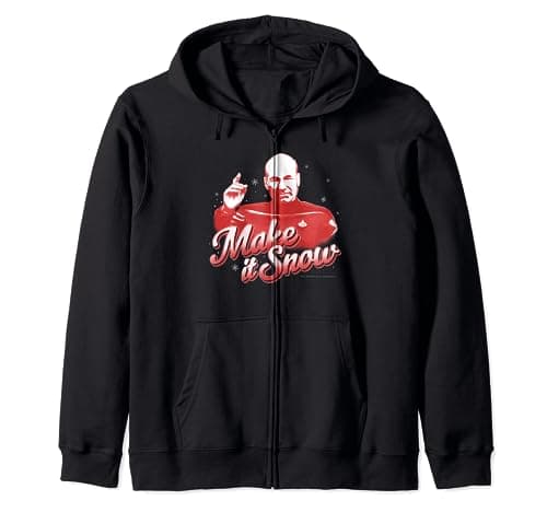 Image of Star Trek: The Next Generation Christmas Picard Make It Snow Zip Hoodie