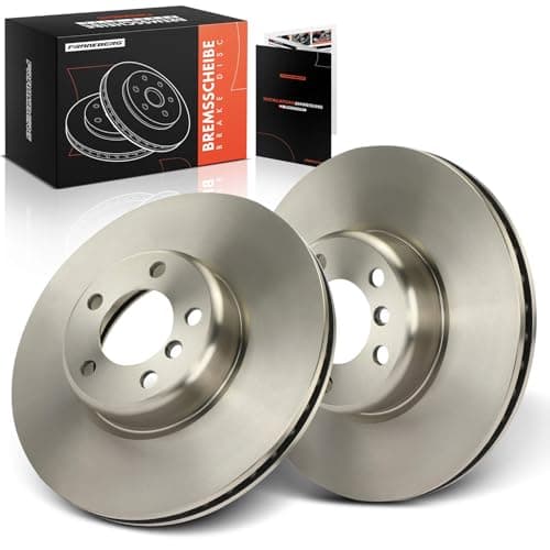 Image of Frankberg Brake Disc Set incl. 2x Discs Front Vented Ø340mm Compatible with 1 Series F20 3 Series Touring F31 2 Cabriolet F23 3 Series F30 F80 Replace# 34116792223