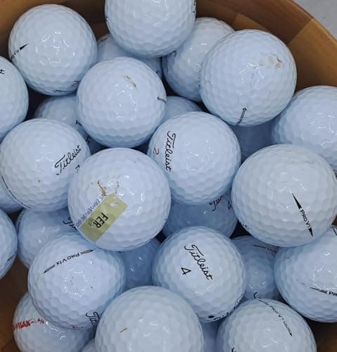 Image of SDP Golf Balls – Premium Used Lake Pro V1/ Pro V1x Mix A/B Grade Recycled Lake Balls for Titleist Golf Balls - Used, Not New - Pack of 20