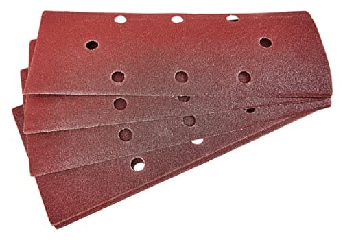 Image of Amtech V4010 P120 Grit 1/3 Sheet Sander Set, 10 piece Sanding Sheets, 93mm x 230mm Sanding Paper