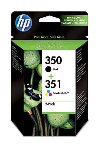 Image of HP Original 350 Black & 351 Tri-Colour Ink Cartridge Combo Pack, SD412EE