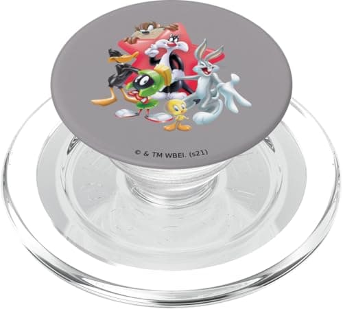 Image of Looney Tunes Bugs Bunny and Friends Star PopSockets PopGrip for MagSafe