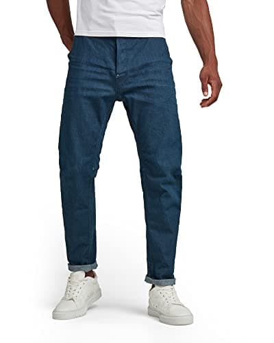 Image of G-Star Men's Grip 3D Relaxed Tapered Jeans, Blue (3d raw denim D19928-C829-1241), 28W / 32L