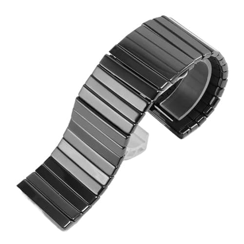 Image of RTRCAGAKM Ceramic WatchBand Replacement Fit For Rado Fit For DIAMASTER Series Black Watch Chain Men's 27mm 35mm Watch Strap(35mm)