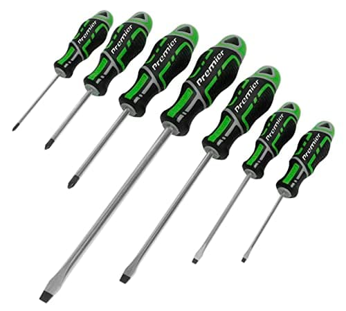 Image of Sealey AK4325HV 7PC Gripmax Screwdriver Set Hi-Vis