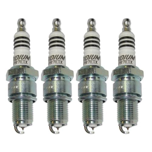 Image of Set (4pcs) NGK Iridium IX Spark Plugs Stock 4055 Nickel Core Tip Taper Cut 0.032in BPR7EIX
