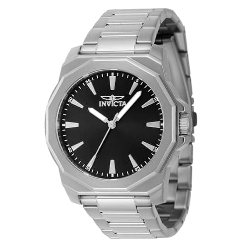 Image of Invicta Speedway 46831 Men's Watch - Waterproof - Analogue - Quartz Movement - Stainless Steel with Black dial - 42mm