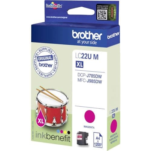 Image of Brother LC22UM Magenta Super High Yield Ink Cartridge
