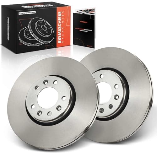Image of Frankberg Brake Disc Set incl. 2x Discs Front Vented Ø304mm Compatible with Jumpy VF7 Scudo Bus 270 272 407 SW 6D 6E C5 Replace# 9467548488