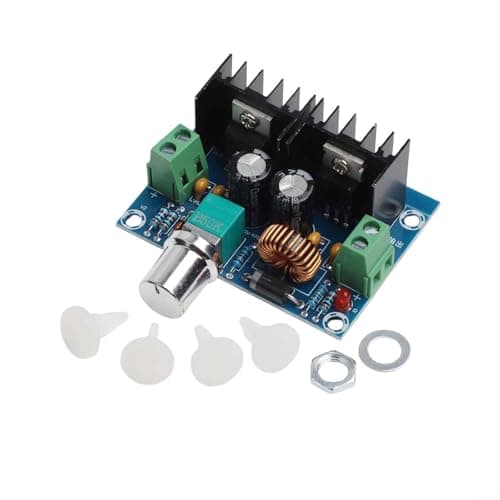 Image of TDCuizent XH-M401 DC Step-Down Module Adjustable Voltage Regulator Board 4-40V Input 1.25-36V Output 8A for Max for PWM Control with Overcurrent Protection for DIY Electronics Projects