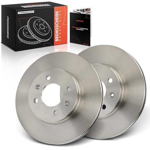 Image of Frankberg Brake Disc Set incl. 2x Discs Front Vented Ø256mm Compatible with Picanto Yes 2017-2025 Picanto TA 2011-2017 Replace# 51712G6300