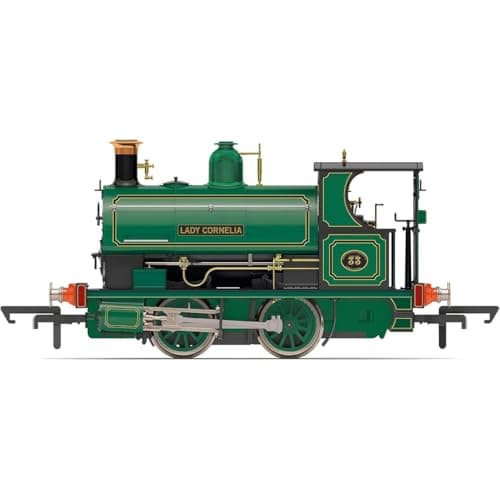Image of Hornby R3869 Dowlais Ironworks, Peckett W4 Class, 0-4-0ST, 33 Lady Cornelia - Era 2 Locomotive - Steam, Green, OO Gauge