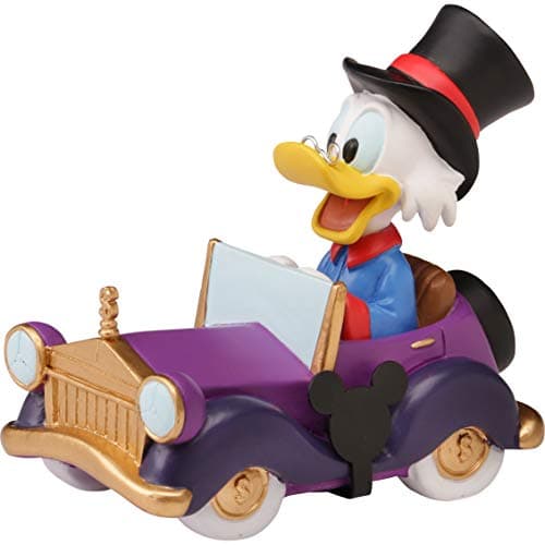 Image of Precious Moments 201706 Disney Collectible Parade Scrooge McDuck Resin/Vinyl Figurine, One Size, Multicolored