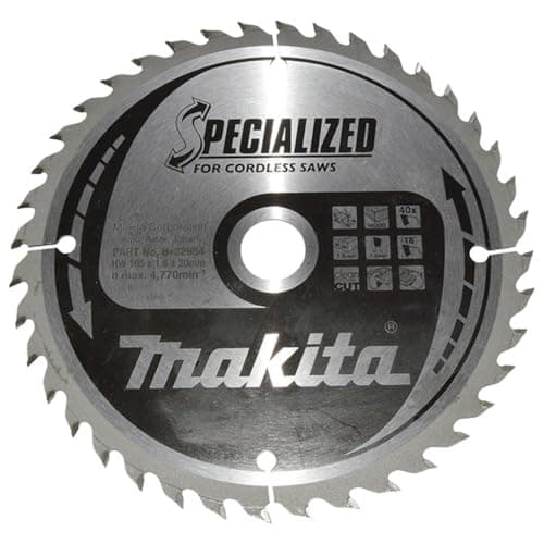 Image of Makita B-32954 Specialized Blade for Cordless Saws 165x20x40T