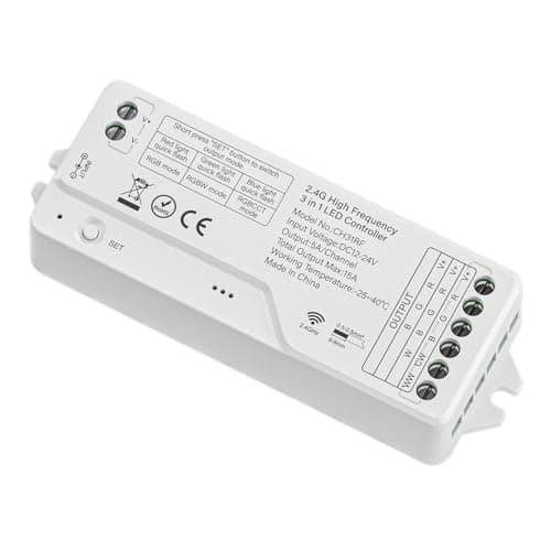 Image of BTF-LIGHTING CH31RF 2.4G High Frequency 3in1 LED Controller Support RF Remote Tuya/Smart Life APP Google Assistant Alexa Control for FCOB SMD PWM RGB RGBW RGBCCT LED Strips(NO Remote NO Power)