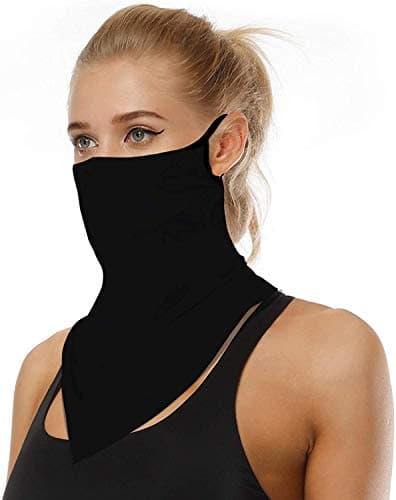 Image of CGBOOM 1 PCS Unisex Multifunctional Bandana Ear Loops Face Mask Scarf Cycling Sun UV Protection Balaclava Neck Gaiters Dust Washable Cloth Wind Motorcycle Headwear Women Men (set-12)