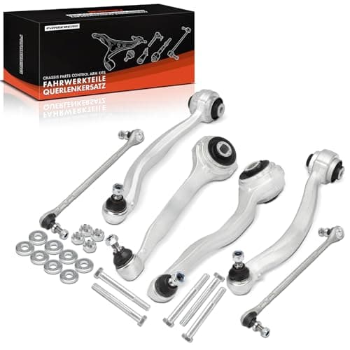 Image of Frankberg 4x Control Arm + 2x Stabiliser Link Front Compatible with C-Class T-Model S204 C-Class W204 C-Class Coupe C204 Replace# 2043304311