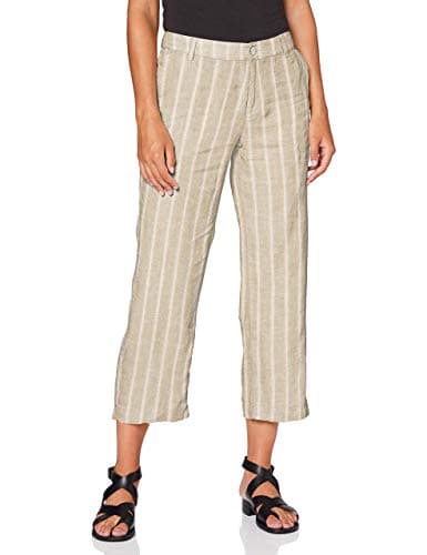 Image of MAC JEANS Women's Nora Cropped Bootcut Jeans Not Applicable, Beige (Sand Stripe 227s), W34 (Manufacturer Size: 34/Ol)
