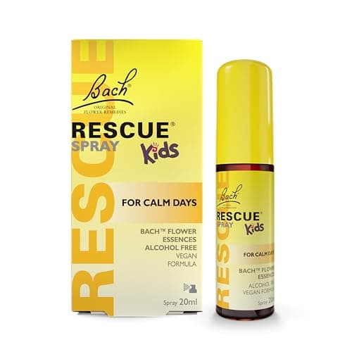 Image of Rescue Kids Comfort & Calm Spray, Flower Essences, for Managing Nerves, Everyday Wobbles, Travelling, New Settings, Alcohol Free, Spray onto Your Tongue