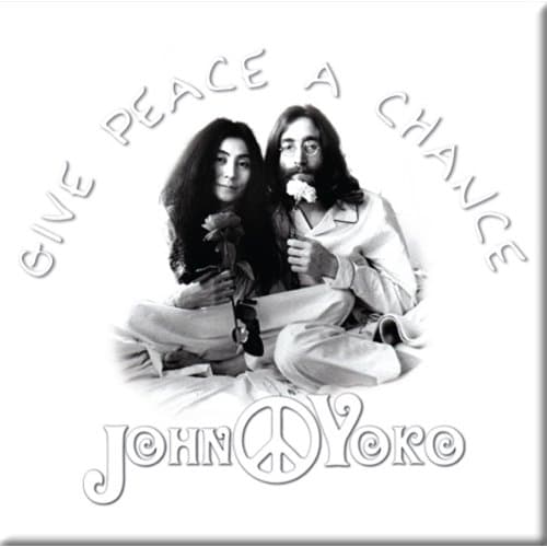 Image of John Lennon "Peace" Fridge Magnet