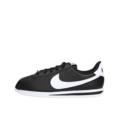 Image of Nike Cortez Basic Sl (Gs), Unisex Kid's Running Shoes, Black (Black/White), 6 UK (39 EU)