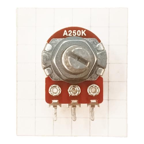 Image of Logarithmic Potentiometer Mono A Volume Pot T18 Splined Shaft BAS (A250K)