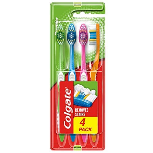 Image of A - Z Colgate Toothbrush Premier Clean 4 Pack White