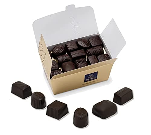 Image of Leonidas Dark Belgian Chocolate Gift Box (500g / 28 pcs Approx) – Luxury Assortment of Dark Pralines, Truffles, Ganache & Butter Creams | Premium Belgian Chocolatier Ballotin Selection