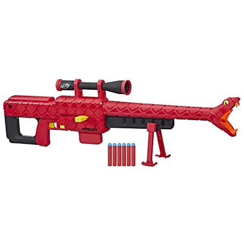 Image of Nerf Roblox Zombie Attack: Viper Strike Dart Blaster, Code to Redeem Exclusive Virtual Item, Clip, 6 Elite Darts